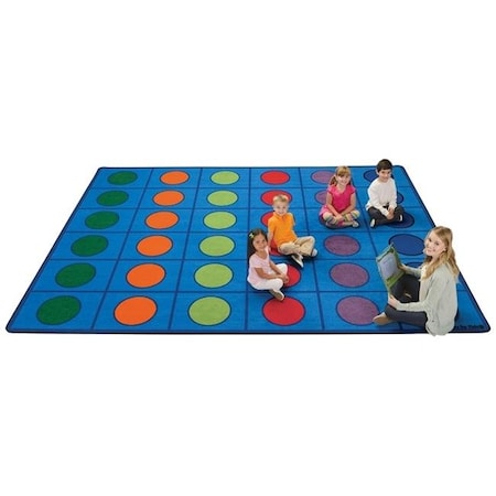 Carpets For Kids Carpets for Kids 4216 Seating Circles Rug - 30 Seats 4216